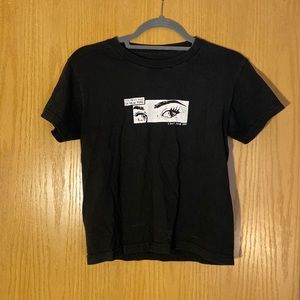 “meet you in NY” cropped tee